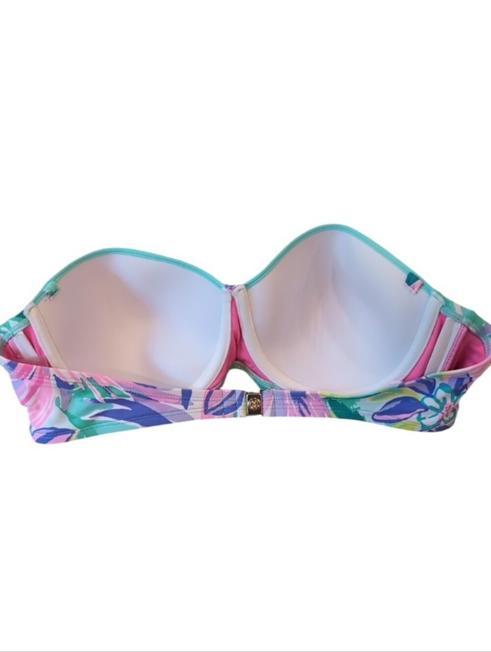 Lilly Pulitzer Tropical Floral Bikini Set with Removable Straps Size 8 - Picture 6 of 8